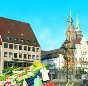 Tiptop Hotel Am Schoenen Brunnen Nuremberg Exterior photo